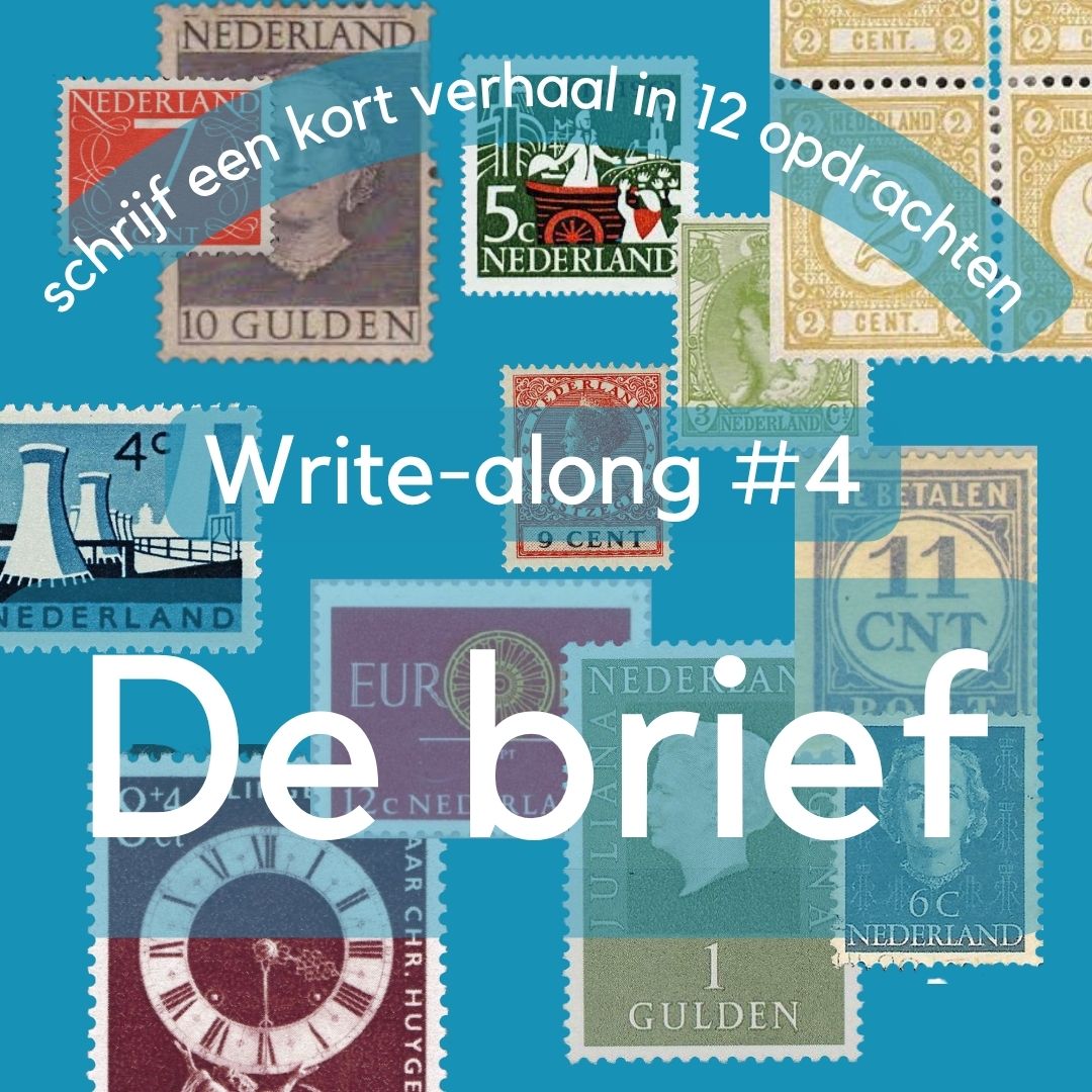 Een vensterenvelop met afzender Prompt en als geadresseerde: write-along 4, de brief.